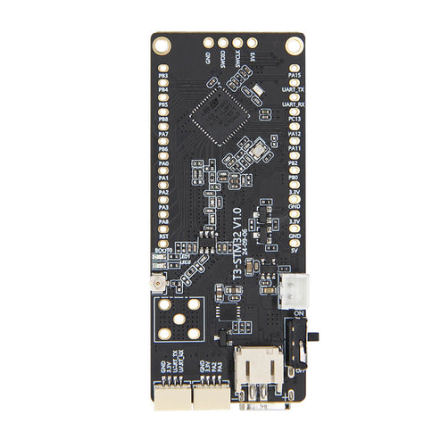 디바이스마트,MCU보드/전자키트 > 프로세서/개발보드 > ARM > Cortex-M4,LILYGO,LILYGO® T3 STM32 LoRa STM32WL 55CCU6 0.96인치 OLED 개발 보드 [Q443],STM32WL55CCU6 / 256KB 플래시 / 64KB SRAM / Cortex-M4 + Cortex-M0+ 듀얼코어 / LoRa·FSK·MSK·BPSK 변조 / 433·868·915MHz / 0.96인치 128×64 OLED / SPI 인터페이스