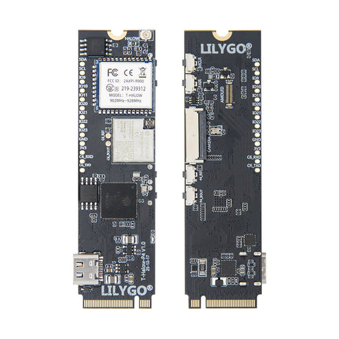 디바이스마트,오픈소스/코딩교육 > 파이썬/IoT 개발 보드 > ESP32,LILYGO,LILYGO® T-Halow-P4 ESP32-P4+C6+M.2 슬롯 카메라 인터페이스 WiFi 블루투스 915MHz [H777],ESP32-P4 + ESP32-C6 / 16MB 플래시 / 8MB PSRAM / Wi-Fi 6·BLE 5 / MIPI-CSI·DSI 인터페이스 / H.264 1080p 30fps 지원 / M.2 슬롯 / 915MHz Wi-Fi HaLow