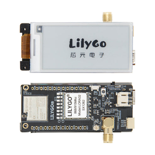 디바이스마트,오픈소스/코딩교육 > 파이썬/IoT 개발 보드 > ESP32,LILYGO,LILYGO® T3S3 E-Paper ESP32-S3 LoRa 868MHz 2.13인치 전자잉크 디스플레이 개발 보드 모듈 [H727],ESP32-S3FH4R2 / LoRa 868MHz / 4MB 플래시 / 2MB PSRAM / 2.4GHz Wi-Fi·Bluetooth 5.0 / 2.13인치 전자종이 / 250×122 해상도 / TF 카드 지원