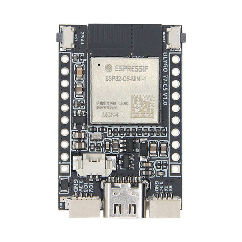 디바이스마트,오픈소스/코딩교육 > 파이썬/IoT 개발 보드 > ESP32,LILYGO,LILYGO® T7-C5 ESP32-C5-MINI-1 Wi-Fi6 BLE5 스레드/지그비 SoC [H723-01-A],ESP32-C5-MINI-1 / 4MB 플래시 / 2.4GHz·5GHz 듀얼밴드 Wi-Fi 6(802.11ax) / BLE 5 / IEEE 802.15.4 Thread·Zigbee / Qwiic 4핀 커넥터 2개 / Arduino IDE·VS Code 지원