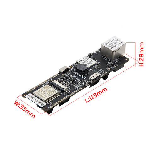 디바이스마트,오픈소스/코딩교육 > 파이썬/IoT 개발 보드 > ESP32,LILYGO,LILYGO® T-Halow ESP32-S3 RJ45 포트 + 카메라 인터페이스 (18650 배터리 홀더 포함) 920MHz [H765-01],ESP32-S3 / 16MB 플래시 / 8MB PSRAM / 2.4GHz Wi-Fi·BLE 5 / RJ45 포트 / 카메라 인터페이스 / TF 카드 슬롯 / 18650 배터리 홀더 / 920MHz Wi-Fi HaLow
