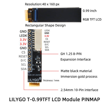 T-0.99 Inch LCD