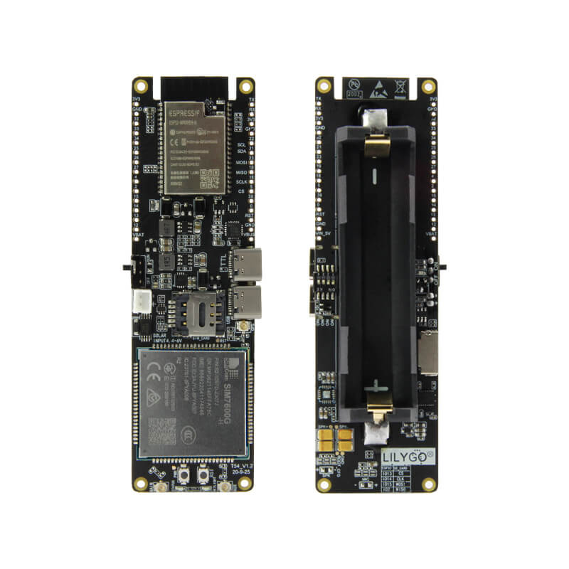 LILYGO T-SIM7600G-H R2 開發板 | ESP32-WROVER-B (16MB Q387) 4G LTE Cat4 全球版 GNSS 定位