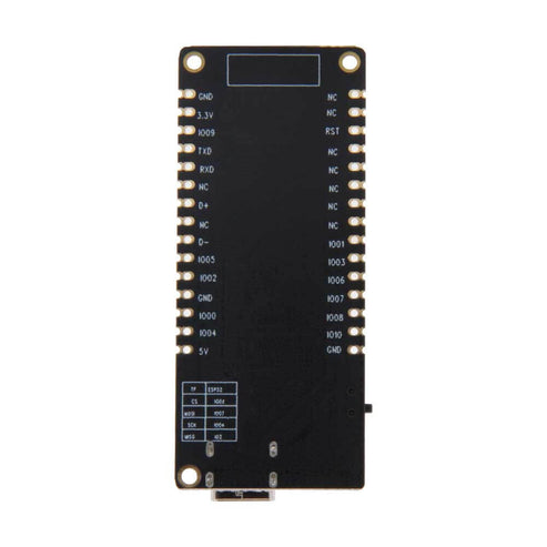 디바이스마트,오픈소스/코딩교육 > 파이썬/IoT 개발 보드 > ESP32,LILYGO,LILYGO® T8 ESP32-S3 개발 보드, 8MB PSRAM, TF 카드 슬롯, 3D 안테나, Wi-Fi, 블루 [H669],ESP32-S3 기반 / 4MB 플래시 / 8MB PSRAM / Wi-Fi·Bluetooth / TF 카드 슬롯 / 3D PCB 안테나 / USB Type-C·리튬폴리머 배터리 전원 / JST 1.25mm 2핀